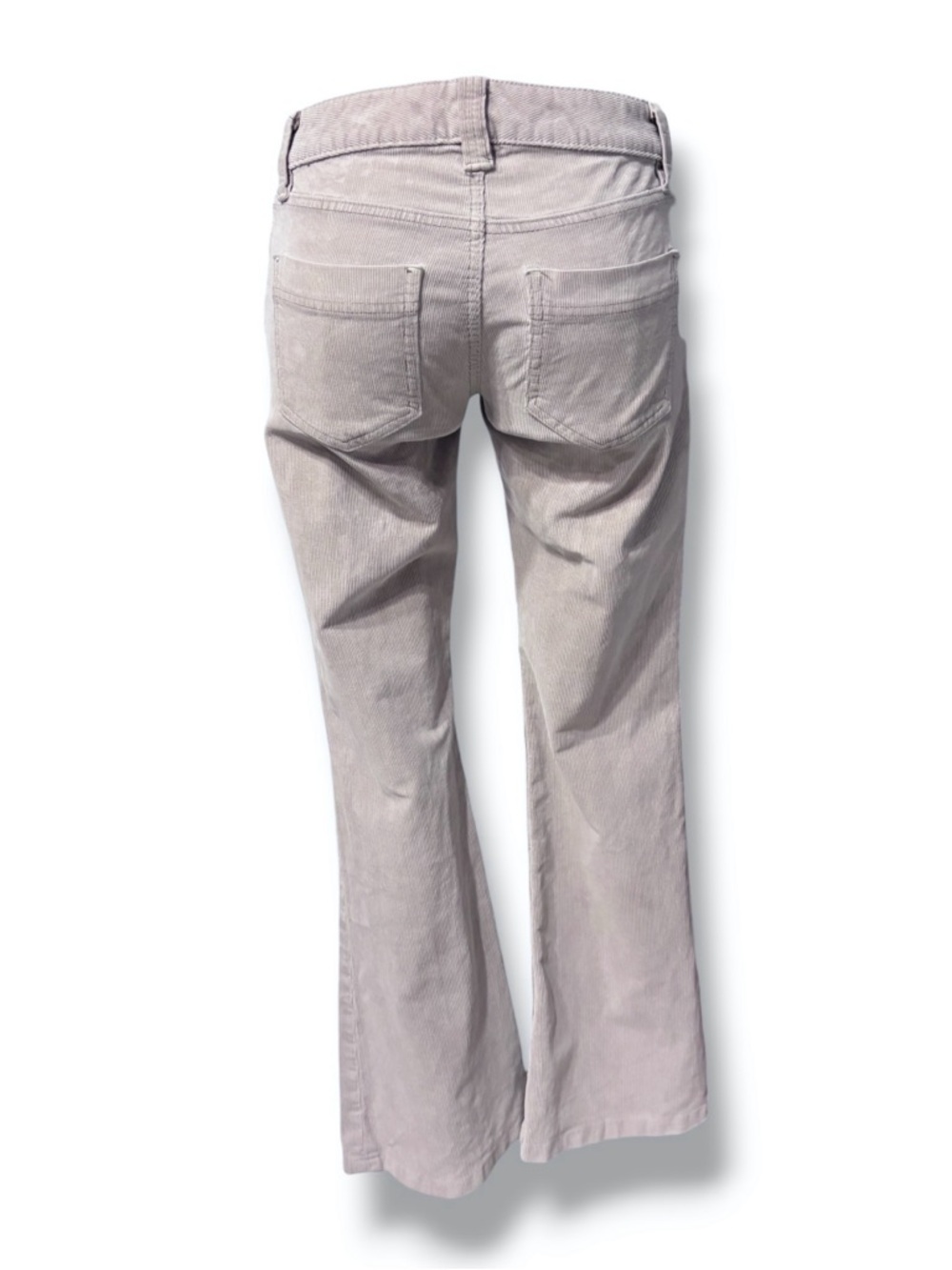 GAP Warm Grey Curvy Low Rise Corduroy Flare Pants Size 1 VINTAGE